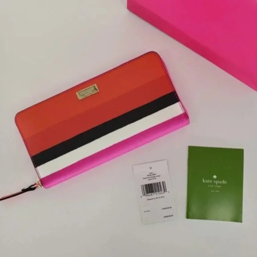 Kate Spade Wallet Red Pink